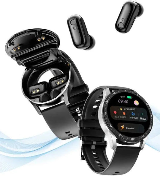 (Envio Gratis) PIDE 1 Y LLÉVASTE 2 -  Smartwatch Ultramusic + Fone sem Fio (Pago Contra Entrega)