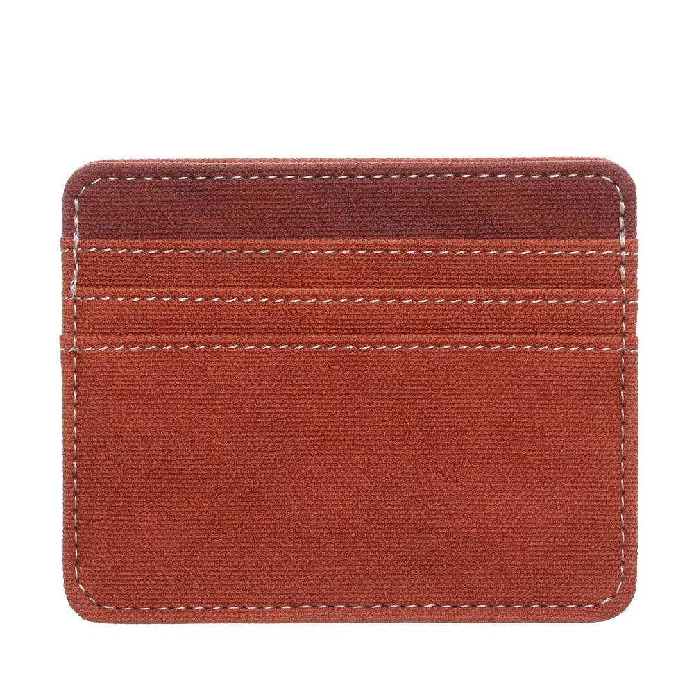 Carteira Fina de Couro Unissex - Frete Grátis