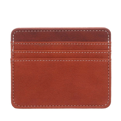 Carteira Fina de Couro Unissex - Frete Grátis