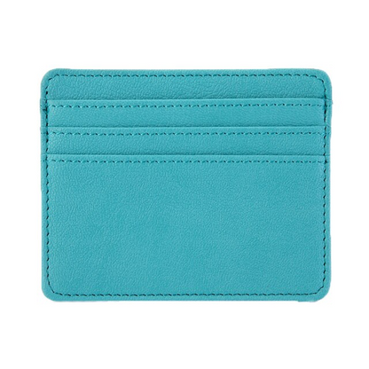 Carteira Fina de Couro Unissex - Frete Grátis