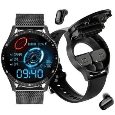 (Envio Gratis) PIDE 1 Y LLÉVASTE 2 -  Smartwatch Ultramusic + Fone sem Fio (Pago Contra Entrega)