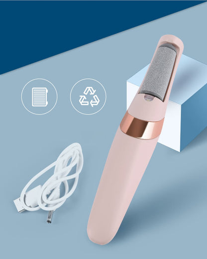 Lixa Elétrica Removedora de Calos e Rachaduras - Soft Skin + Pente de lixa grossa de brinde