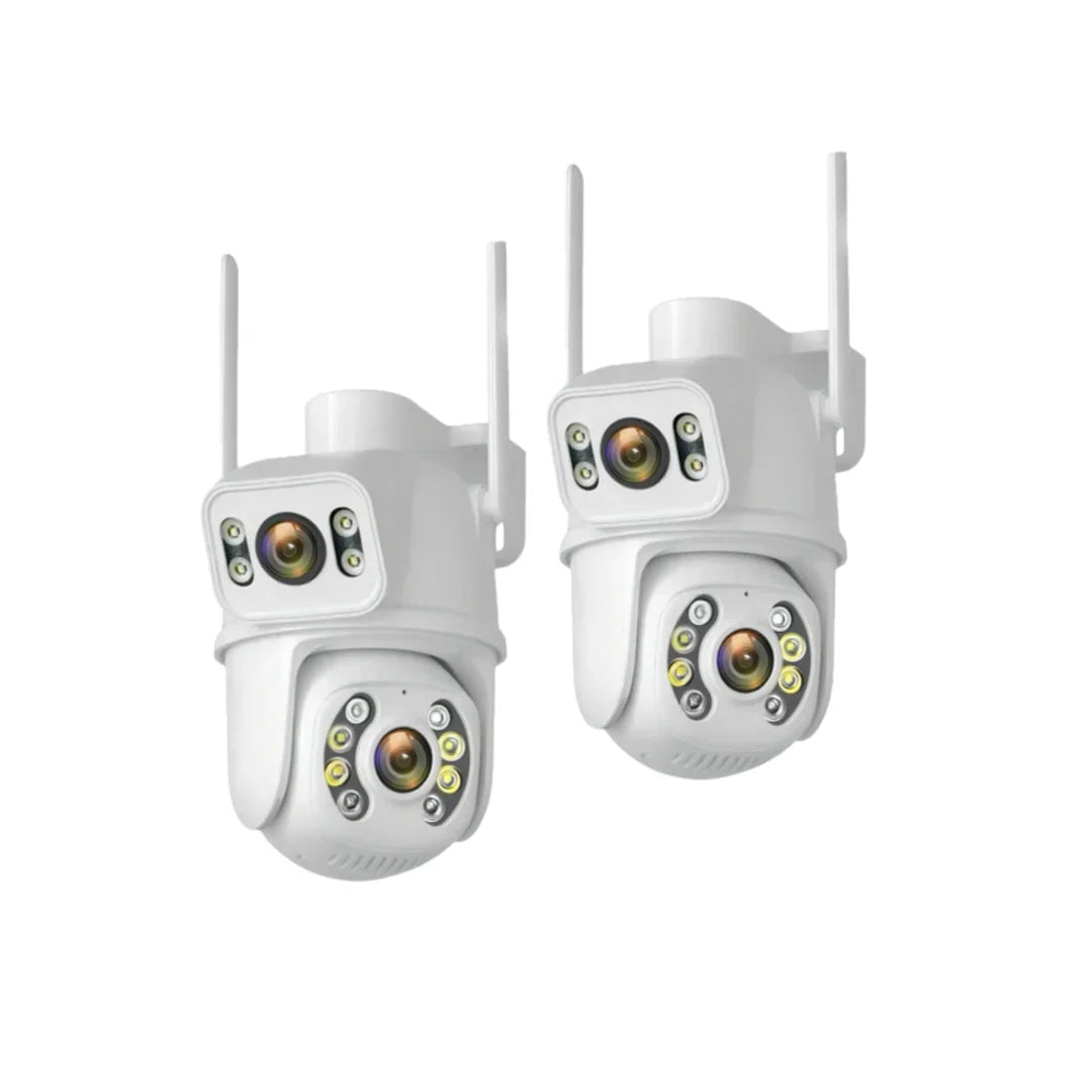 [COMPE 1 E LEVE 2] Câmera De Segurança Wi-Fi 360° Lente Dupla ICSEE IP66 - ÚLTIMAS UNIDADES EM PROMOÇÃO