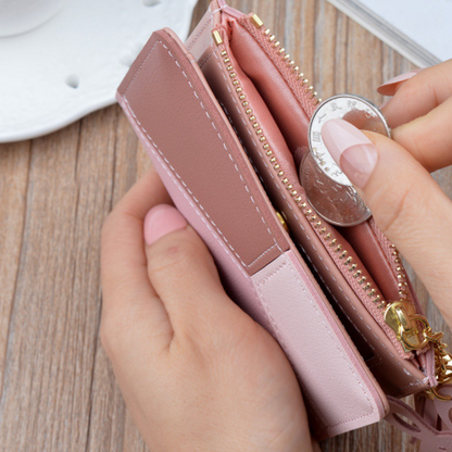 Carteira Feminina de Couro Ultrafina - Frete Grátis