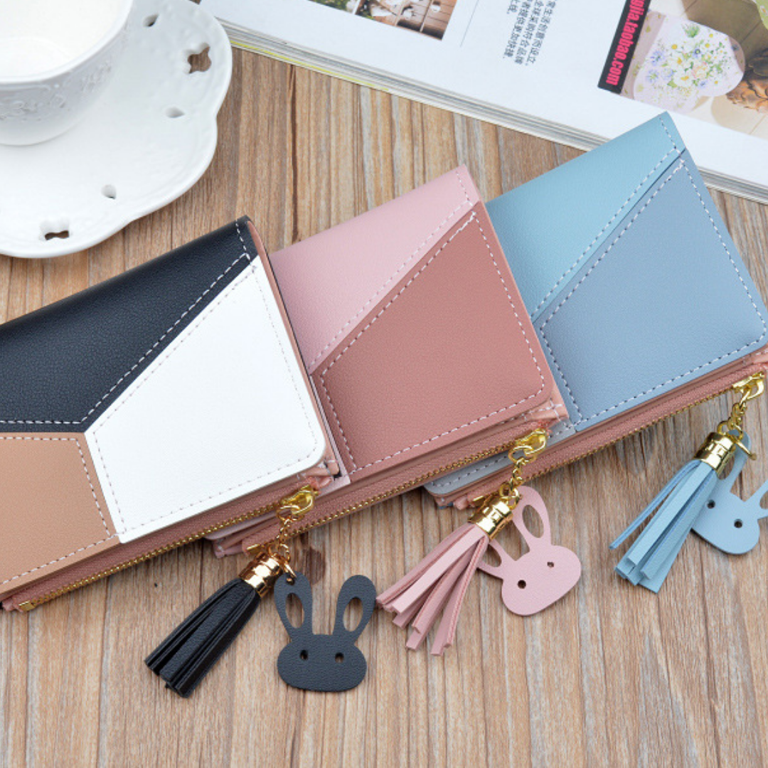 Carteira Feminina de Couro Ultrafina - Frete Grátis