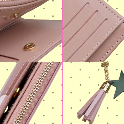 Carteira Feminina de Couro Ultrafina - Frete Grátis