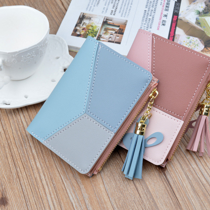 Carteira Feminina de Couro Ultrafina - Frete Grátis