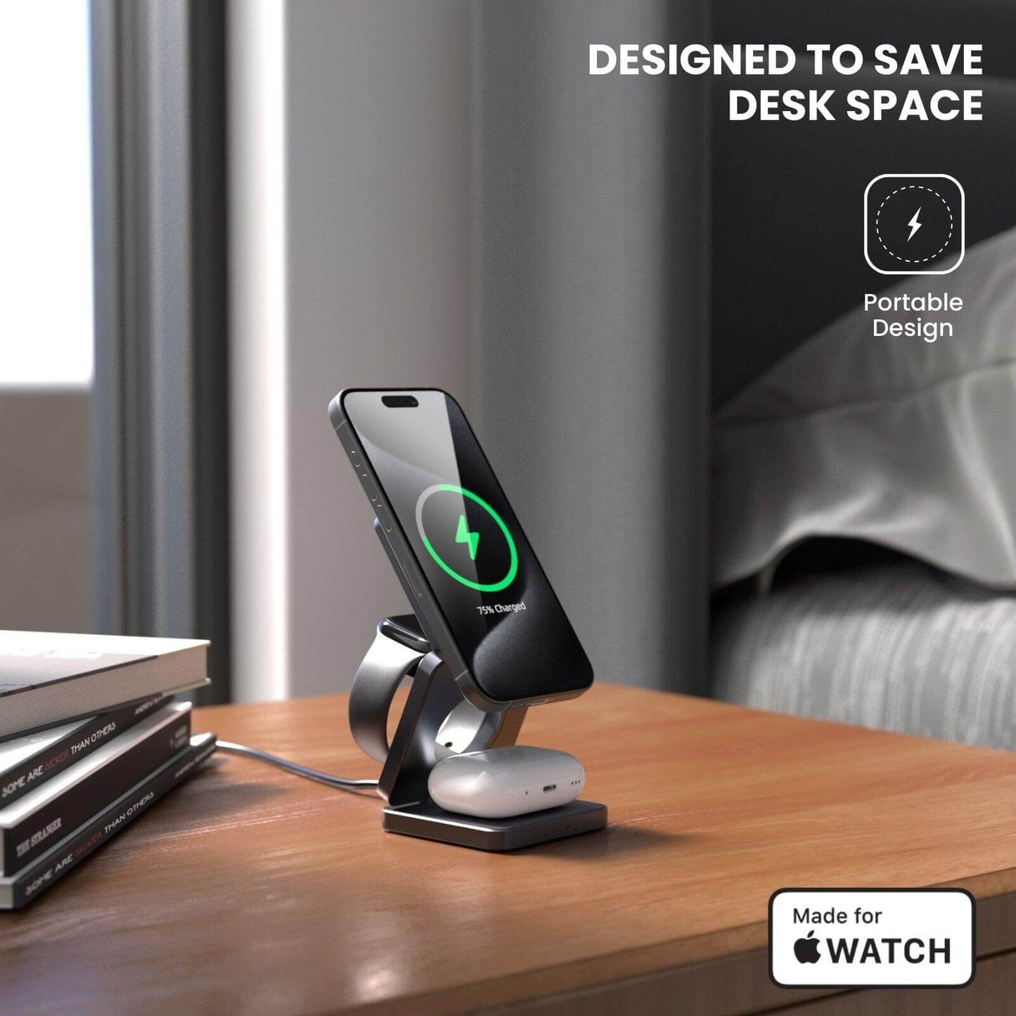 Carregador portátil 3 em 1 MagCharge