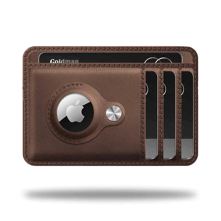 Carteira Inteligente Luxury Wallet™ com Proteção RFID - Suporte para AirTag