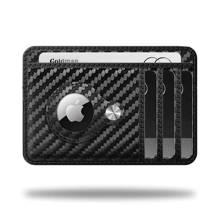 Carteira Inteligente Luxury Wallet™ com Proteção RFID - Suporte para AirTag