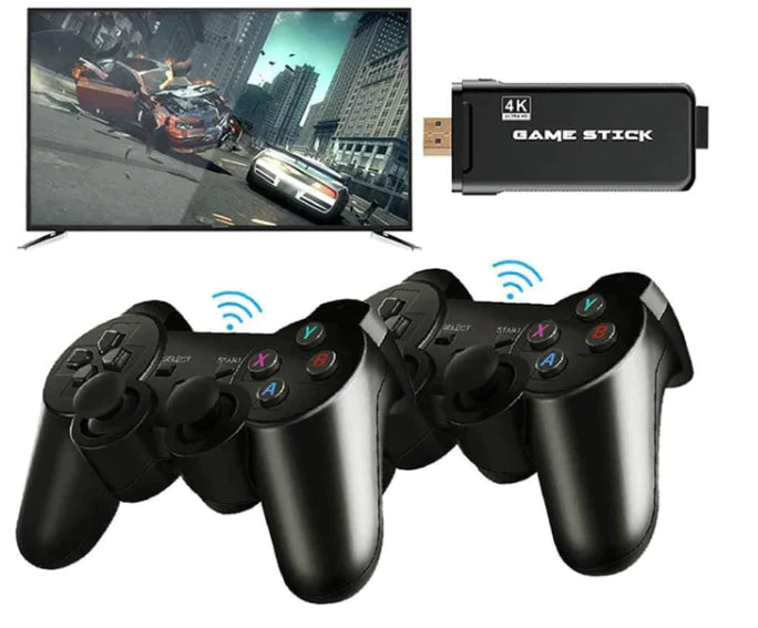 Vídeo Game Portátil Retrô Game© 4K HD -  40.000 Jogos + (2 Controles de Brinde)